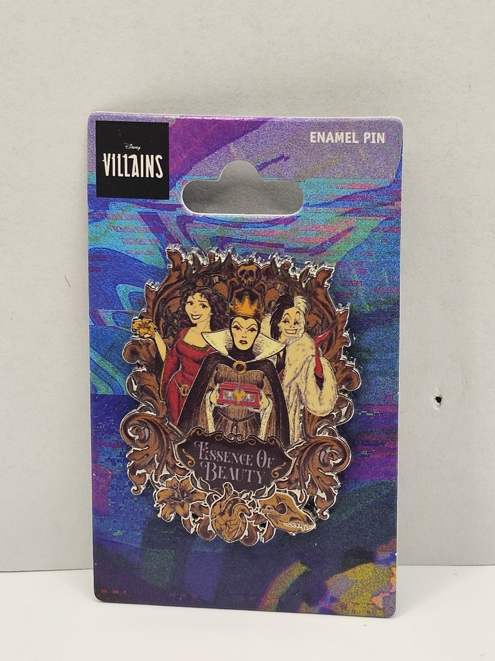 Disney Villains "Essence of Beauty" Enamel Pin, Boxlunch Excluvie